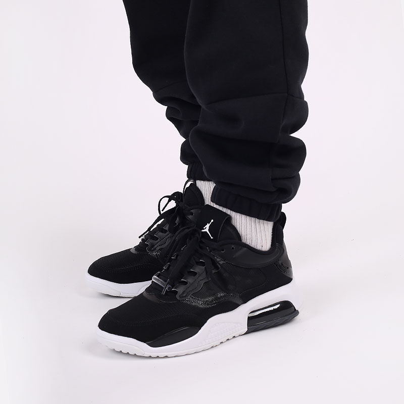 мужские черные брюки Jordan Jumpman Air Fleece Trousers CK6694-010 - цена, описание, фото 5